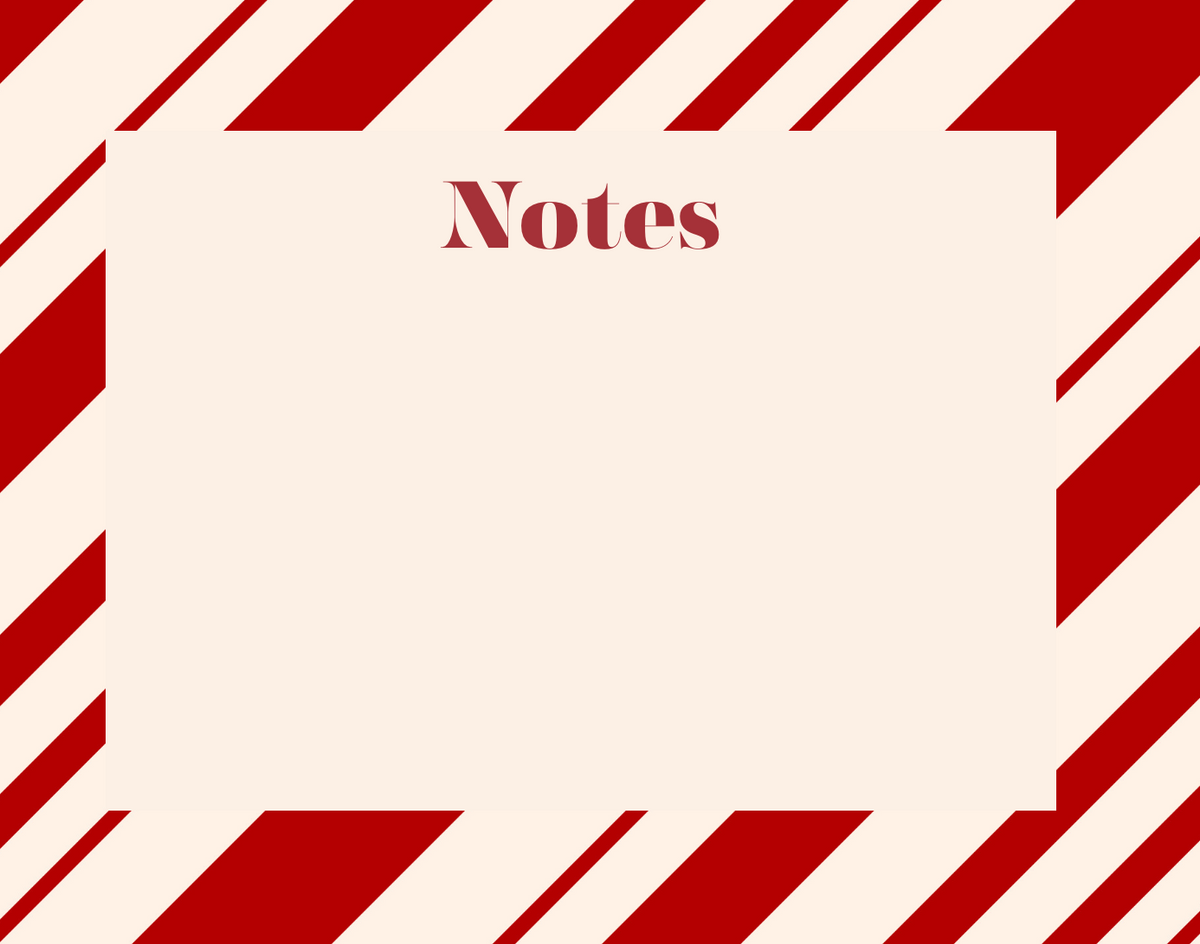 Seasonal Notepads-Winter/Christmas