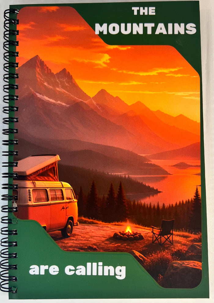 The Mountains are calling I Spiral Notebook for Journaling & Everyday Writing
